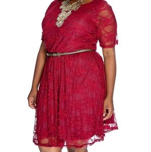 BLACK nylon lace sheath dress